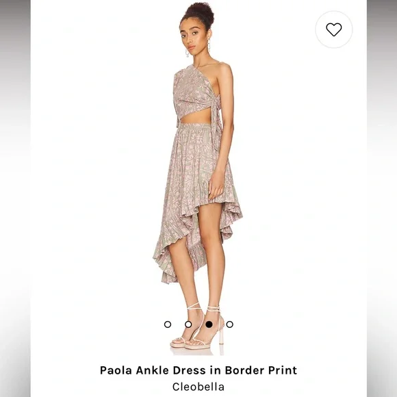 NWOT Cleobella Paola Ankle Dress in Border Print - Picture 5 of 15